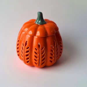 Κεραμικός Καυστήρας Wax Melt Κολοκύθα Πορτοκαλί