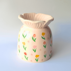 Κεραμικός Καυστήρας Wax Melt με Τουλίπες